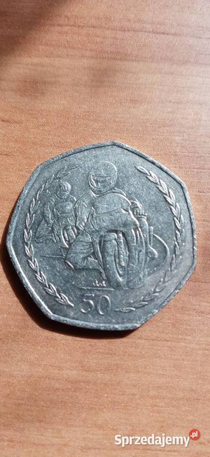 Moneta 50 pensow 1997r Skoczów