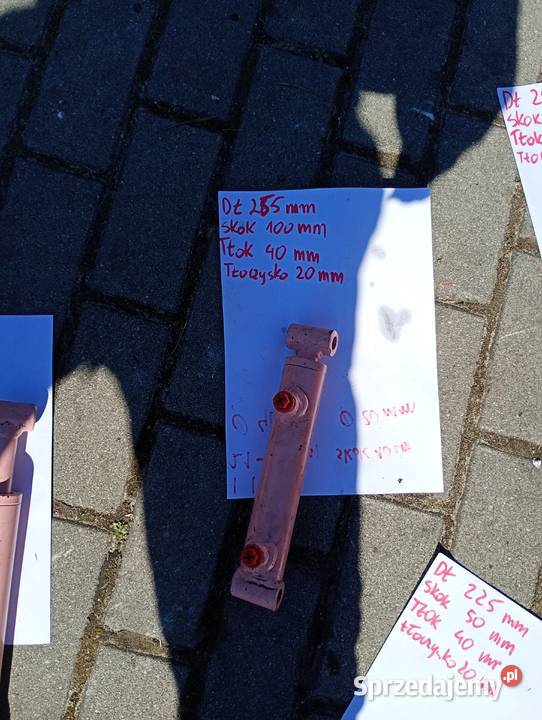 Siłowniki hydrauliczne dwustronnego działania dł wielkopolskie Turkowice sprzedam