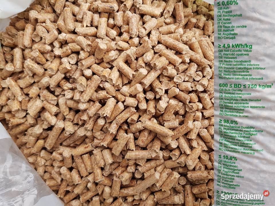Pellet Barlinek A1 dowóz Śląsk pelet certyfikat Tarnowskie Góry sprzedam