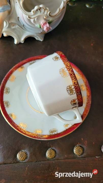 Porcelana filizanka sygnowana Oświęcim