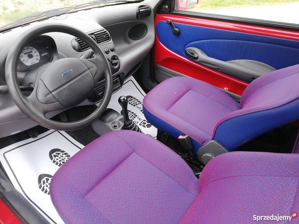 Fiat Seicento 900 I właściciel 63 przebiegu 1999 Poznań