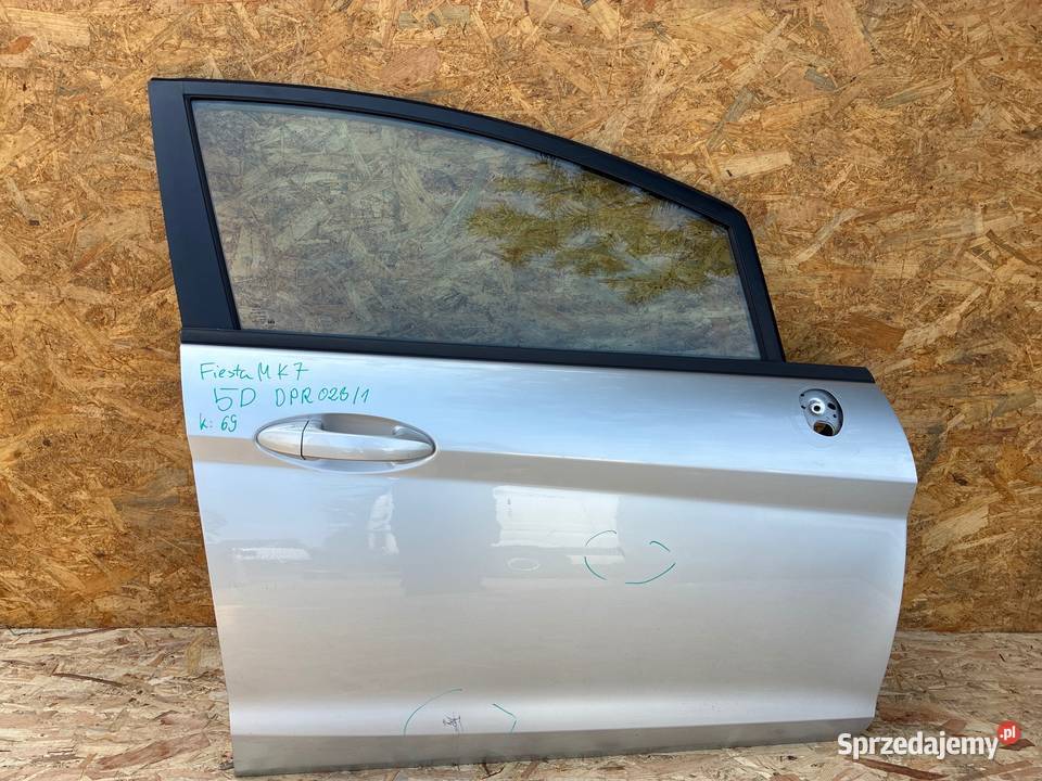 Ford Fiesta 5d kod lak 69 DRZWI PRZÓD PRAWY Słowikowo