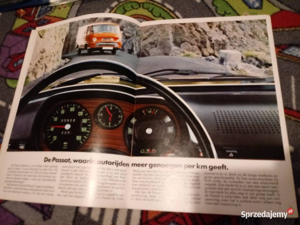 VW Passat prospekt reklamowy 1973 Pozostałe Rzeszów