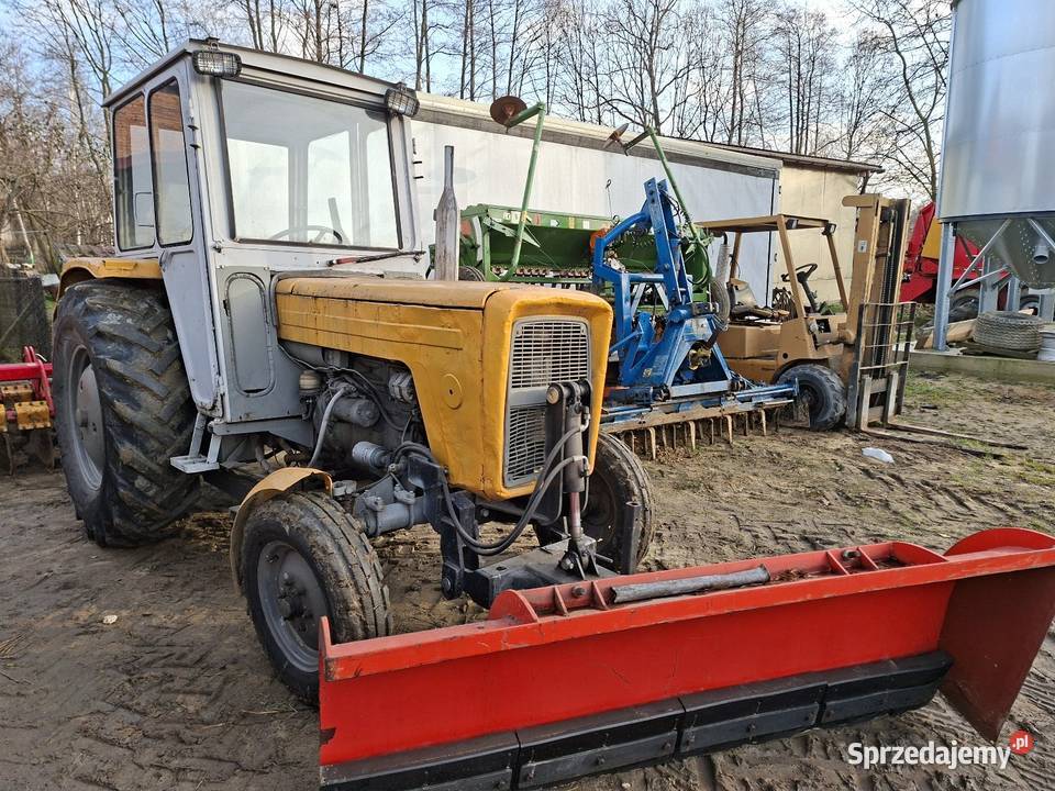 Ciągnik Ursus C360 Pług do śniegu Odśnieżarka Dąbrowa Tarnowska