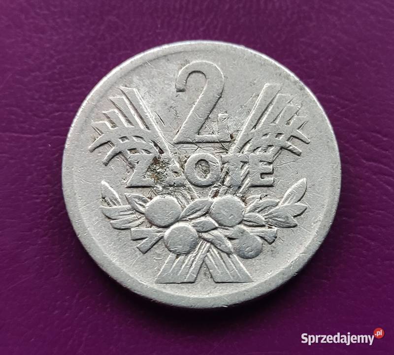 Moneta PRL 2 ZŁOTE 1958 JAGODY Poszukiwana Pruszków
