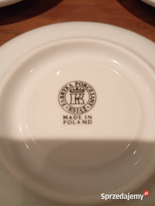 Serwis filiżanki 12 sztuk porcelana Książ Ostrzeszów
