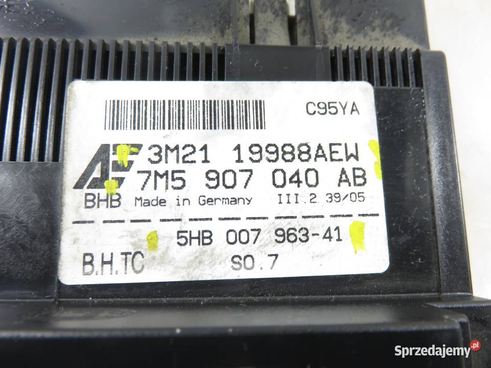 KLIMATRONIK FORD GALAXY I WGR 7M5907040AB