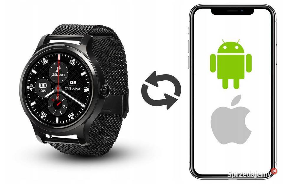 ZEGAREK SMARTWATCH OVERMAX TOUCH 26 KROKOMIERZ Białystok
