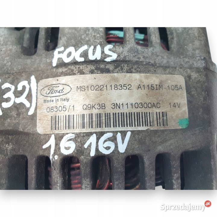 ALTERNATOR Ford Focus MK2 Fiesta Fusion 14 16 osobowe Chełm sprzedam