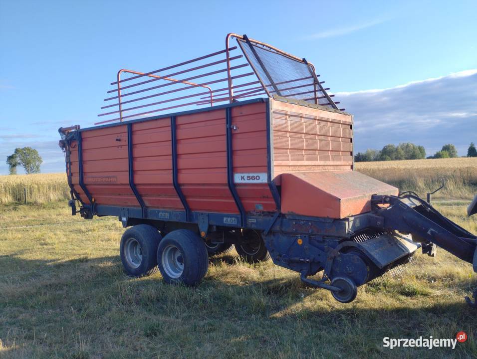 Przyczepa samozbierająca DeutzFahr K560 mazowieckie Czarnostów-Polesie