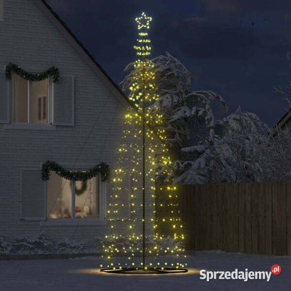 vidaXL Choinka LED 1534 LEDs Ciepła biel 503 mazowieckie