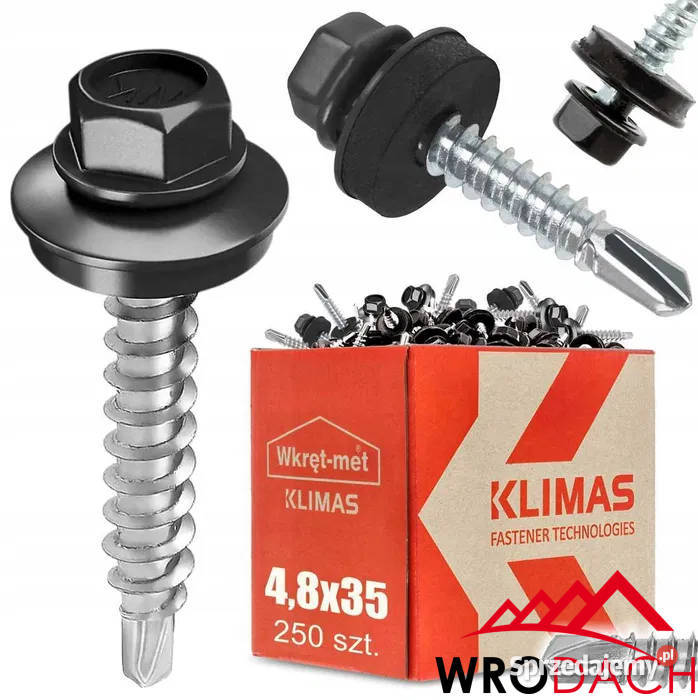 Wkręt Farmerski 48 x 35 mm Akcesoria dachowe dolnośląskie Wrocław