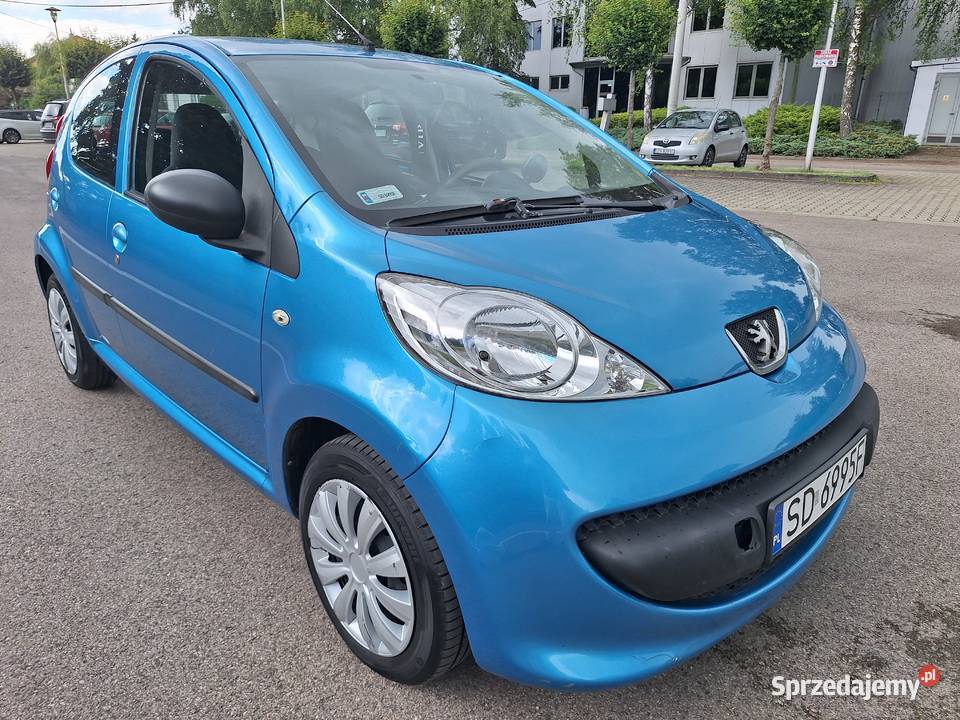 Peugeot 107 5d 10b wazne oplaty 68KM śląskie Zawiercie