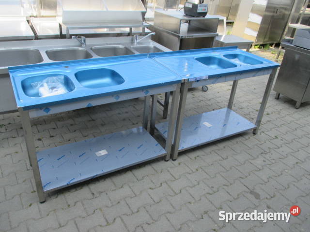 Zlew Gastronomiczny 2 Komorowy Z Półką 1206085 Gastronomia Ostrów Wielkopolski sprzedam