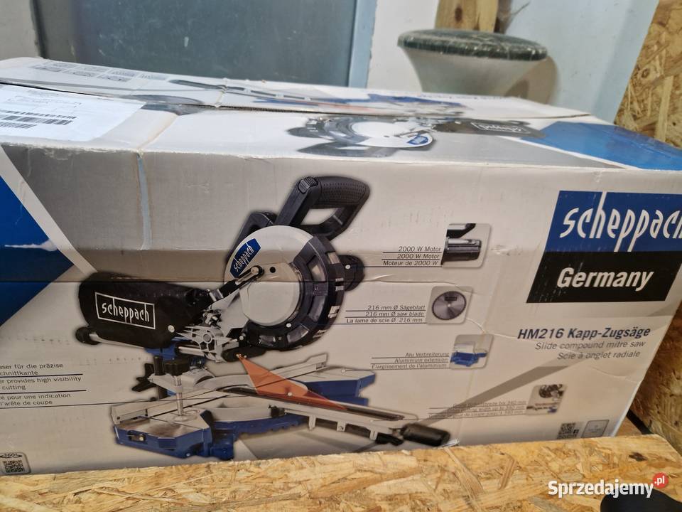 SCHEPPACH Piła ukośnica ukosowa z przesuwem Głogowa
