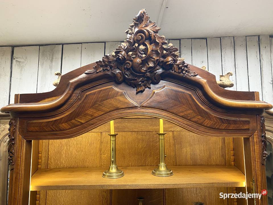 BIBLIOTEKA witryna renowacji Ludwik XV Galbe mazowieckie Warszawa sprzedam