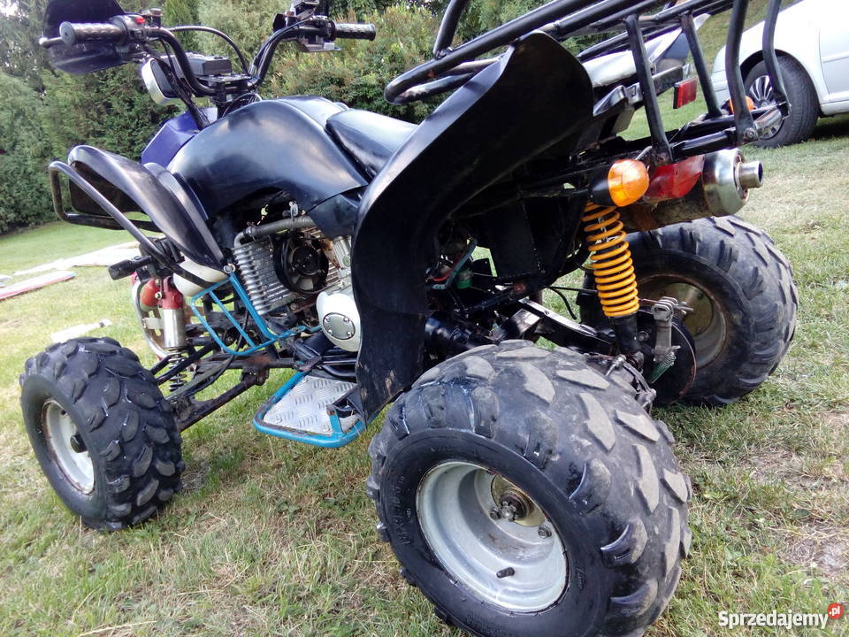 Quad Bashan 200 na WAŁ Wyciągarka Chłodnica