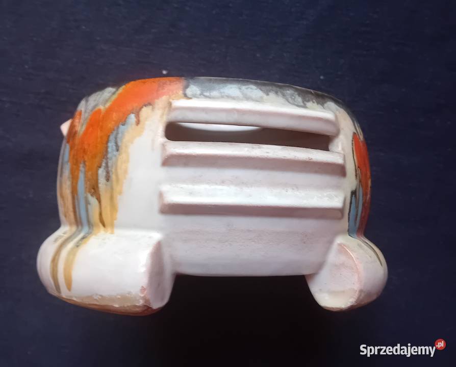 Ceramiczny podgrzewacz art deco Georgenthal Koźminek