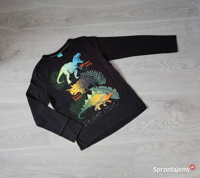 Zestaw 6 bluzek tshirtów 134 z długim rękawem Ustka