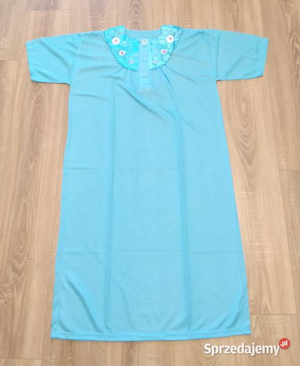 Koszula nocna damska HAFT niebieska Inna marka Hajnówka