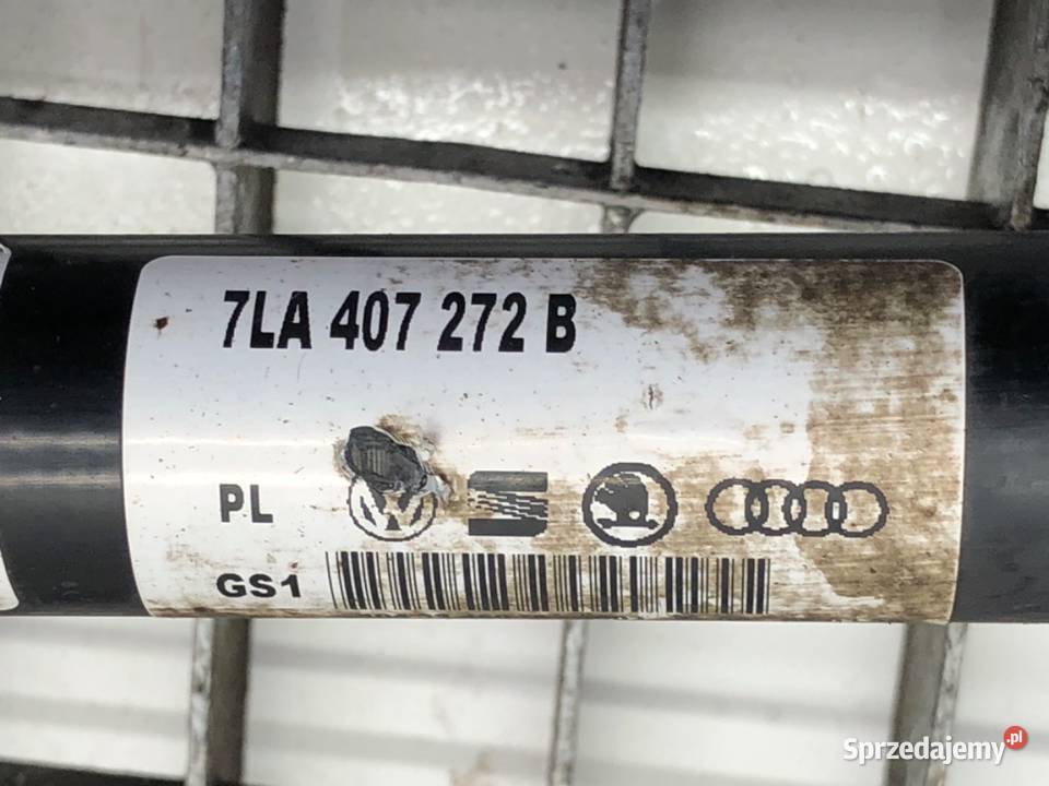 PÓŁOŚ PRAWY PRZÓD VW TRANSPORTER T6 7LA407272B