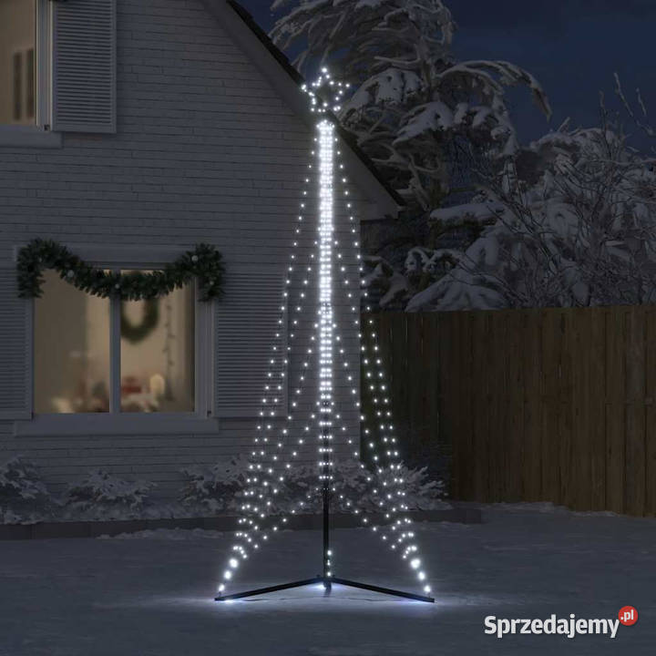 Lampki choinkowe 525 zimnych białych LED 302 mazowieckie Warszawa
