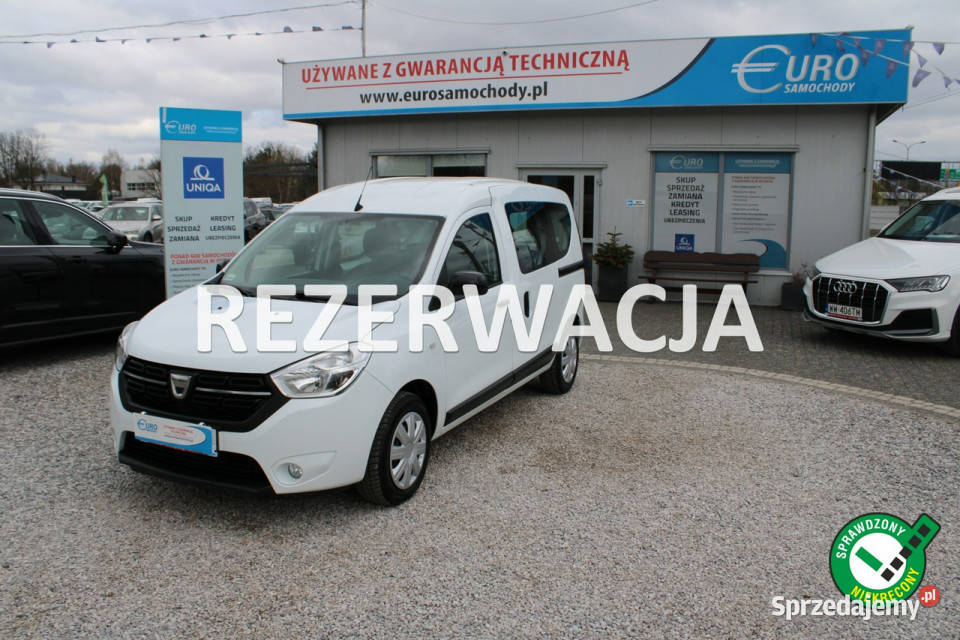 Dacia Dokker 15LAUREATE Netto 25934PLN 90HP Fvat Warszawa