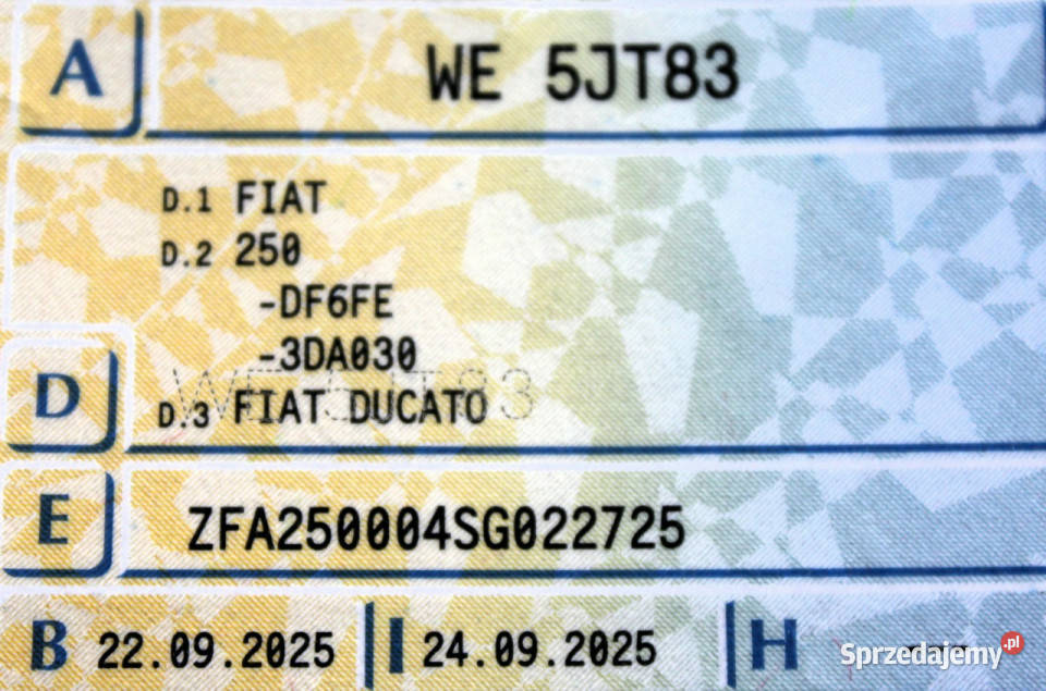 Fiat Ducato Maxi SalonPL FV23 L4H3 Gwarancja Sokołów