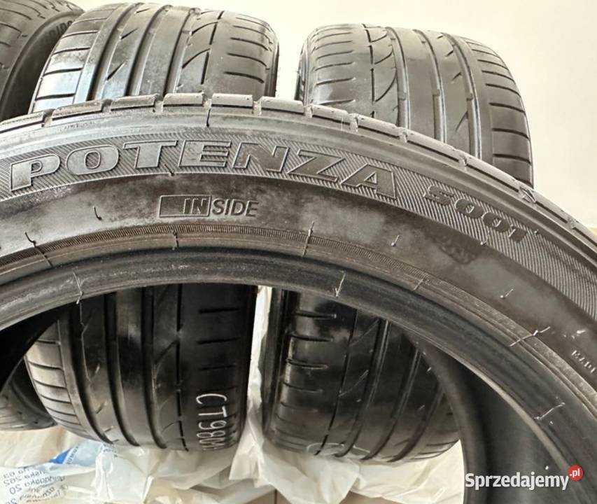 Opony letnie Bridgestone Potenza S001 Poczałkowo sprzedam