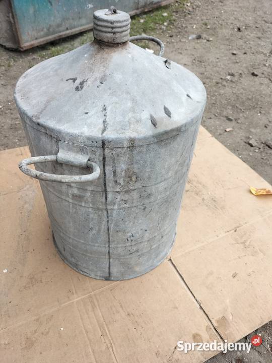 STARY KANISTER BECZKA BAŃKA NA PALIWO lubelskie Kamień-Kolonia