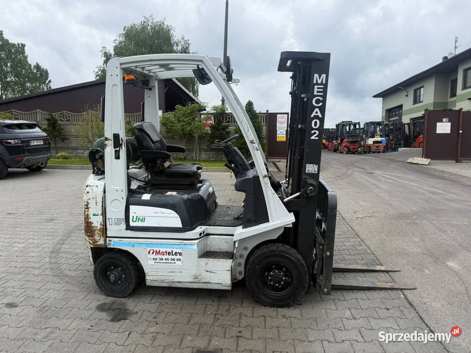 wózek widłowy NISSAN FG15 LPG 1500 Triplex 475m gaz Działoszyn