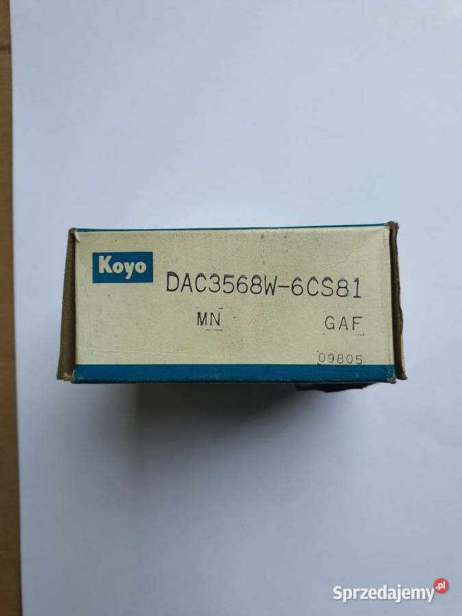 Łożysko DAC3568W6 Rok produkcji 1999 Piasty i łożyska kół dolnośląskie Kłodzko
