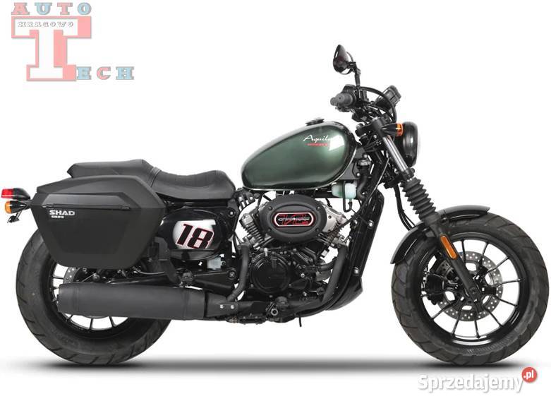 KUFRY BOCZNE STELAŻ KPLHyosung GV125 Aquila 1823 Mrągowo sprzedam