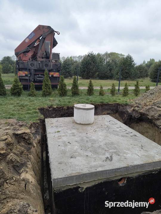 Zbiorniki betonowe szamba deszczówki Warszawa