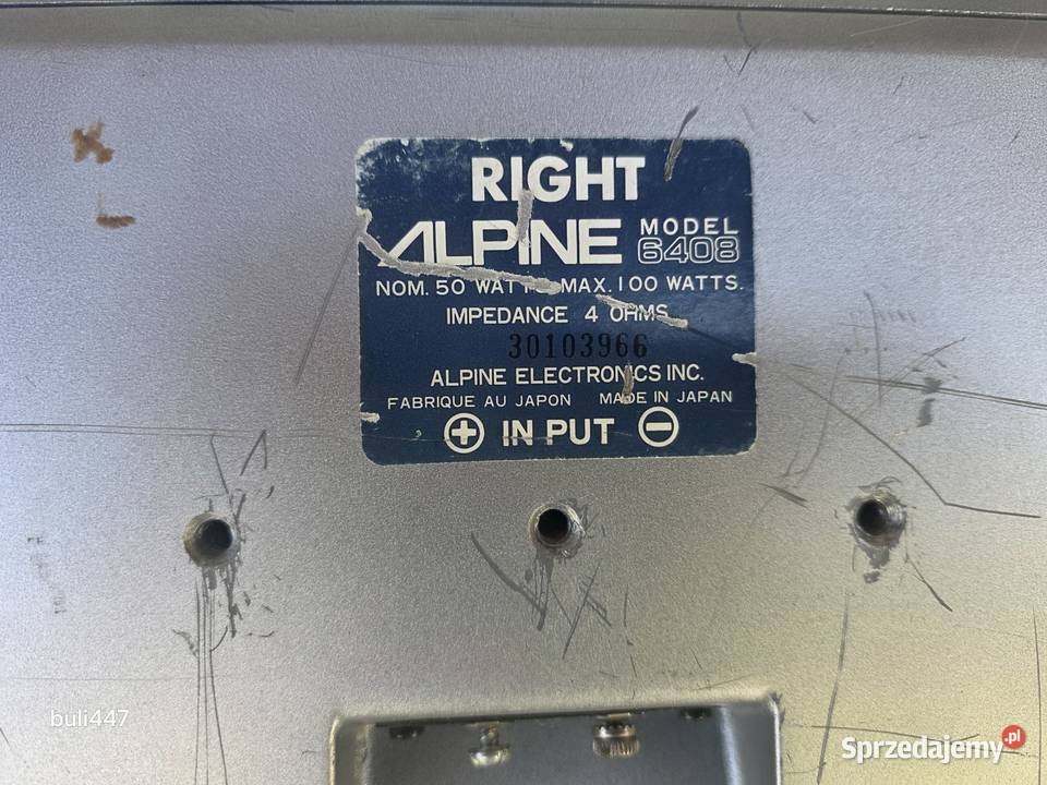 głośniki alpine jdm japan vintage