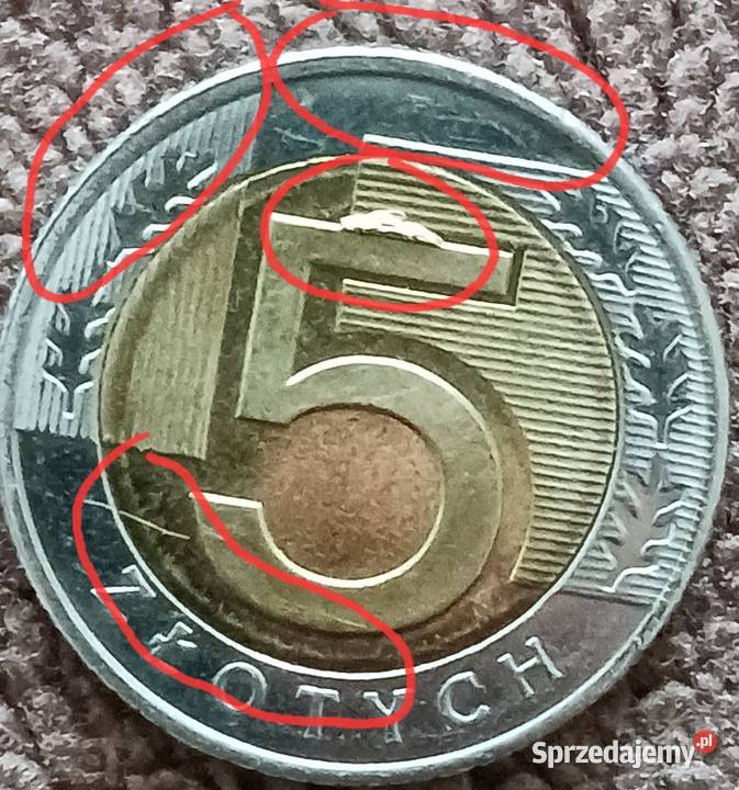 5 Złotych 2025 r Wielodestrukt około mennicze Konin sprzedam