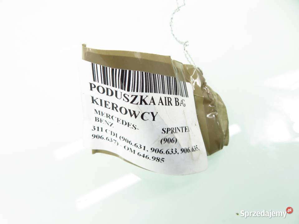 PODUSZKA KIEROWCY MERCEDESBENZ SPRINTER 906 małopolskie