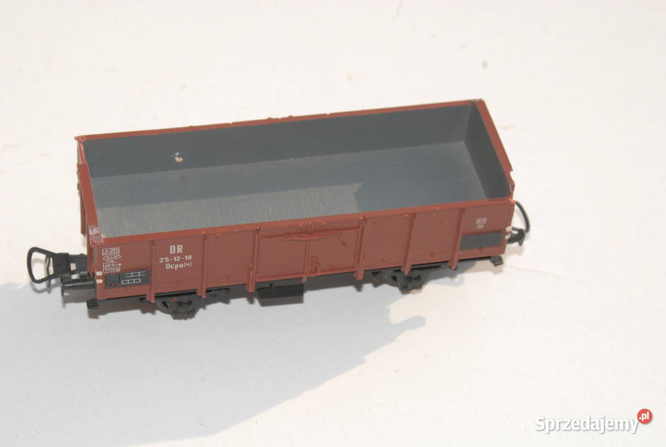 Stara zabawka otwarty wagon towarowy węglarka Malarstwo Malarstwo