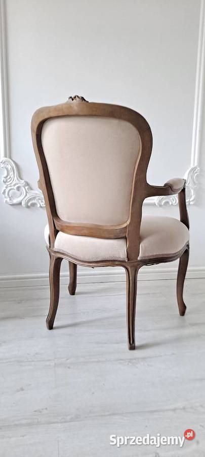 Stylowy fotel krzesło Ludwik Ludwikowski Shabby Szczecin