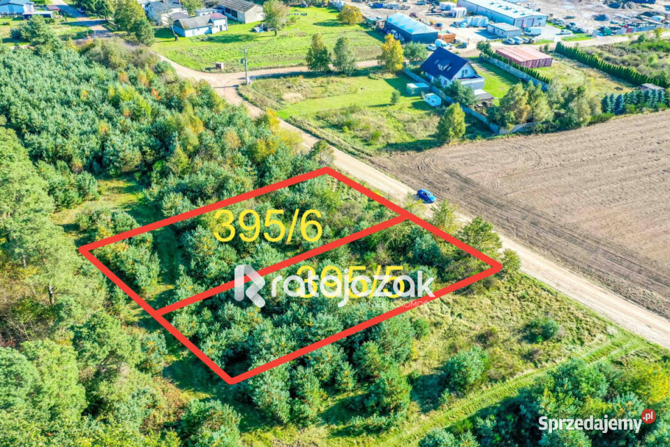 Sprzedam grunt Łebcz Polna 1184m2 kanalizacja pomorskie