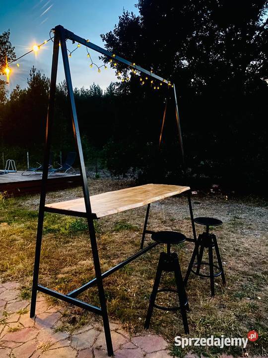 Stół ogrodowy dębowy Nowy Prażmów