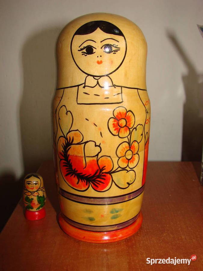 Matrioszka drewniana lalka Pruszcz Gdański sprzedam