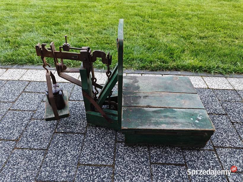 Sprzedam przedwojenną wagę towarową firmy Gsch Jaczów sprzedam