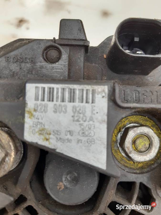 Golf IV Toledo II Octavia 19 TDI Alternator 120A osobowe