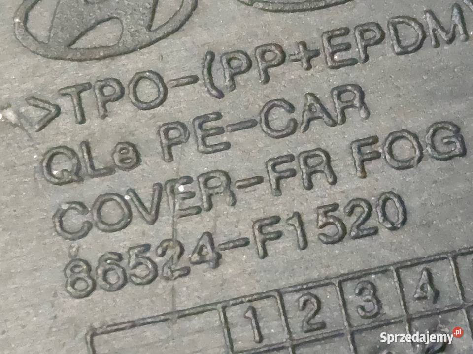 Kratka Zderzaka Prawy Przód Kia Sportage IV Lift wielkopolskie Pleszew