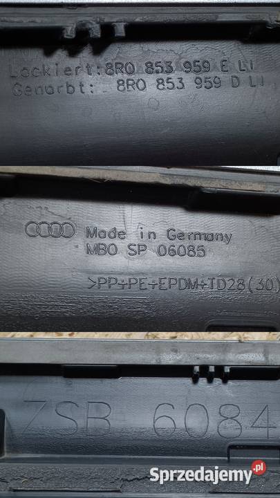 AUDI Q5 SQ5 8R0 LISTWA DRZWI LEWY PRZÓD Pleszew