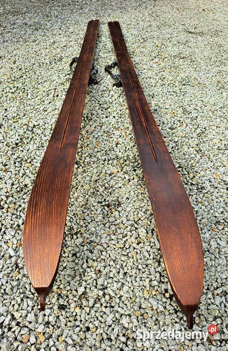 Stare drewniane narty 1918 dolnośląskie