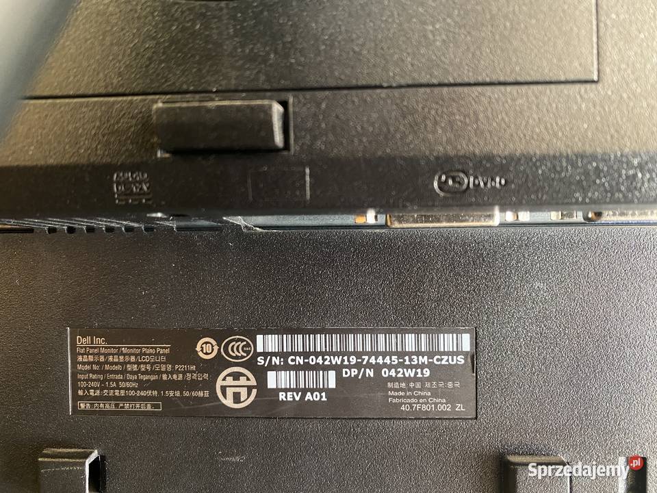 Monitor używany Dell P2211HT Dell śląskie Piekary Śląskie