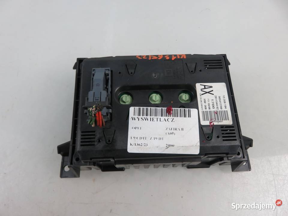 RADIO OPEL ZAFIRA B 13190856 13208194 sprzedam