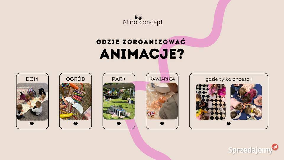 Animacje dzieci warsztaty kreatywne urodziny Warszawa